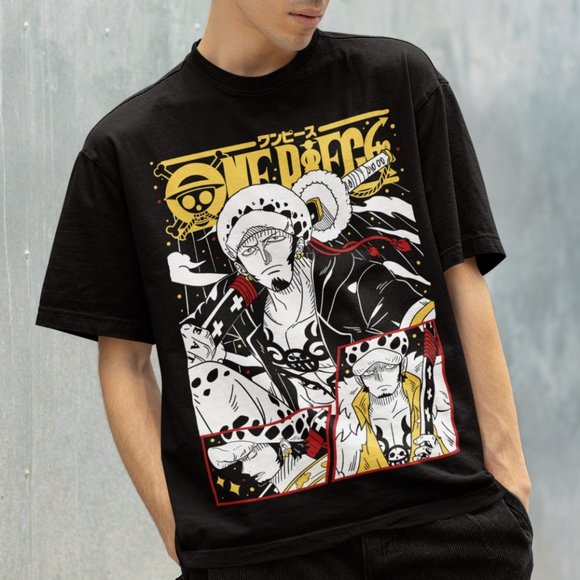 One Piece Trafalgar Law New T-shirt,Anime,Ulistrator Disegn,Graphic Tee - Picture 1 of 1